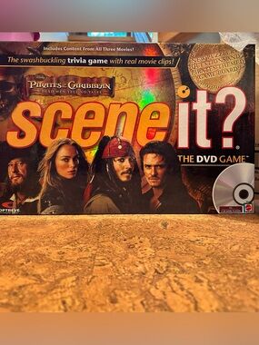 Disney Pirates Of The Caribbean Scene It? DVD Board Game